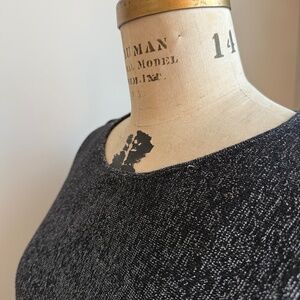 Michael Kors ~ Sparkly Silver & Black Tunic